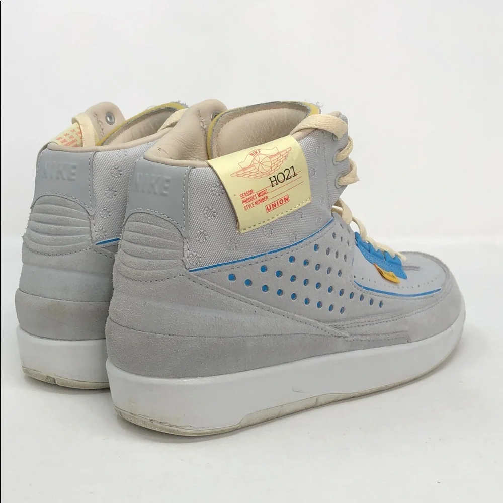 Air Jordan 2 Retro SP x Union Grey Fog DN3802-001 Authentic Sneakers - Size 7
